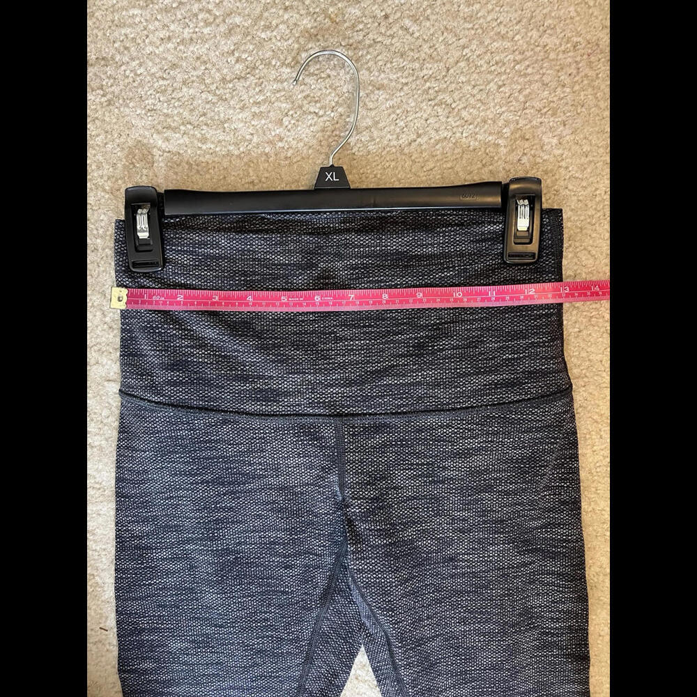 Lululemon Gray Texture Pattern Full Length Wunder… - image 7